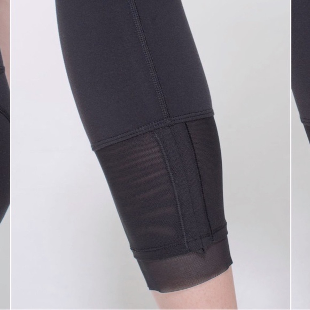 Lululemon Find Your Flow Wunder Under Mesh Crop 4 - image 6